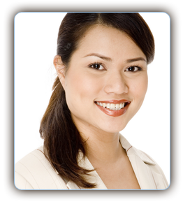 stock photo of an adult woman smiling